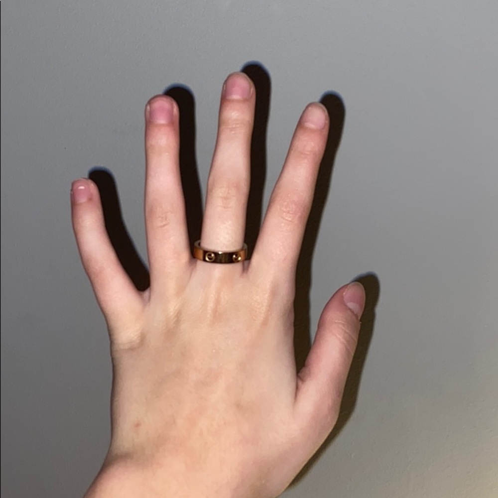 Cartier gold love ring